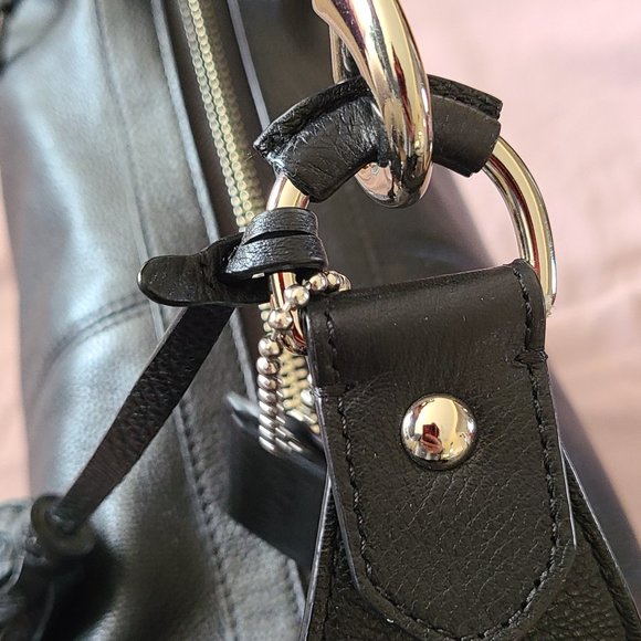 Coach Mid Size Black Shoulder Bag - Picture 6 of 10